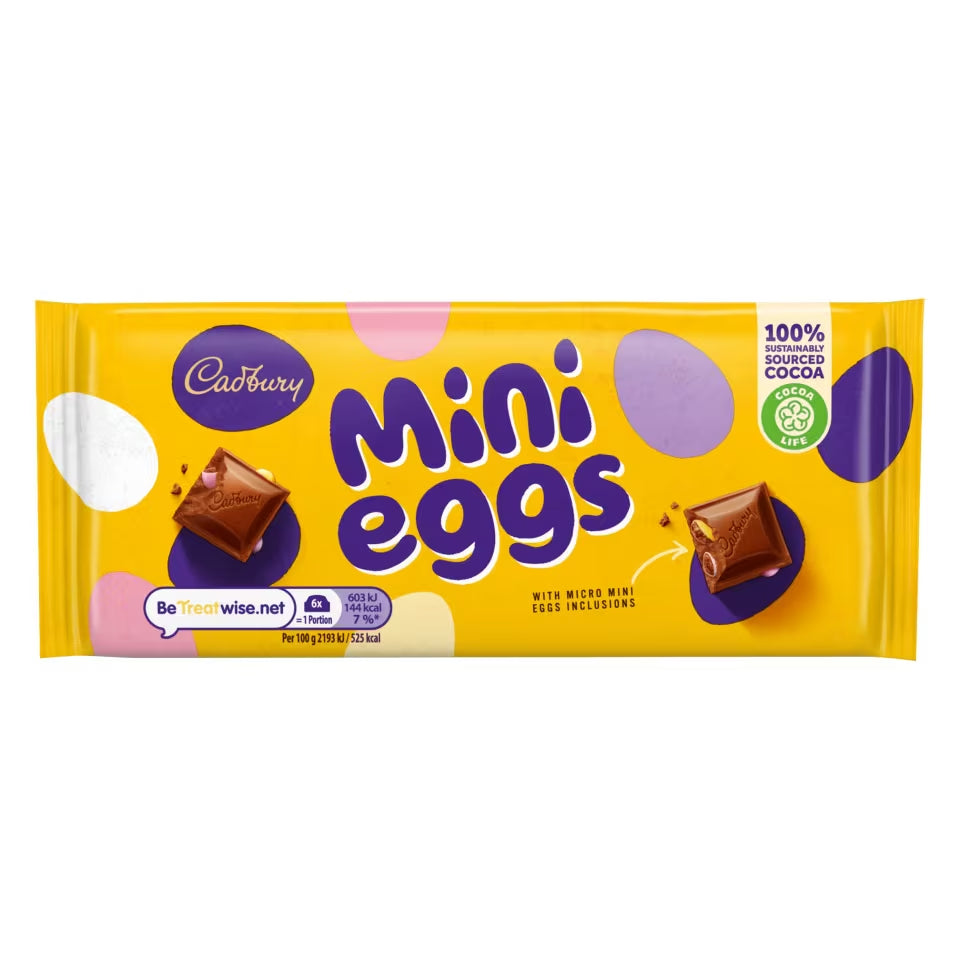 Cadbury Mini Eggs Chocolate Bar 110g