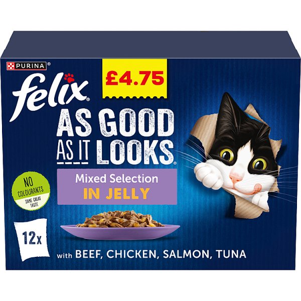 Felix As Good as It Looks Mixed Selection in Jelly 12 x 100g (1.2kg)