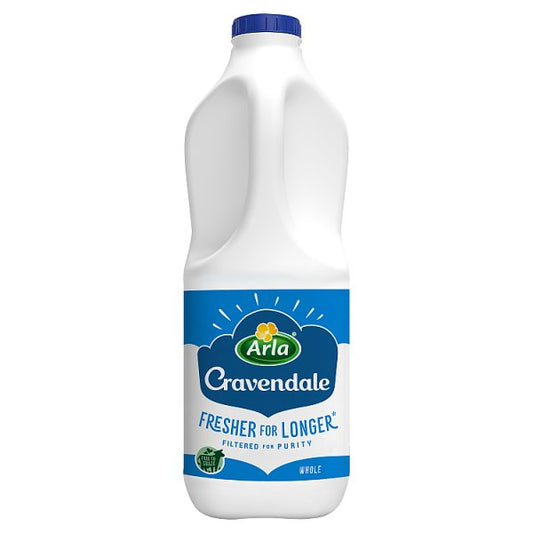 Cravendale Filtered Fresh Whole Milk 2L