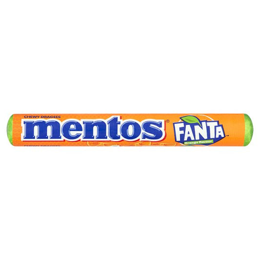 Mentos Chewy Dragees Fanta Orange Flavour 37.5g