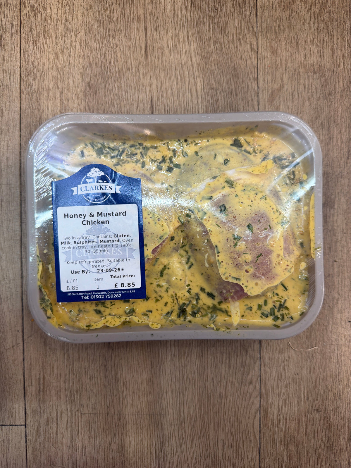 Clarkes Butchers Honey & Mustard Chicken