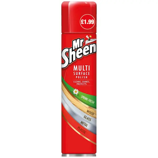 Mr Sheen Aerosol Spring Fresh Multi Surface Cleaner 250ml
