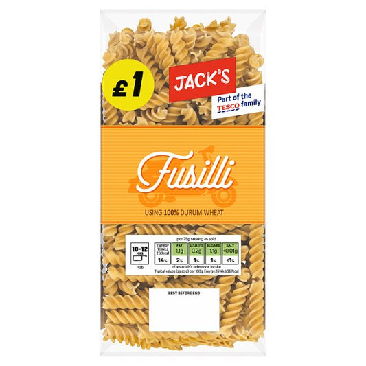 Jack's Fusilli Pasta 500g