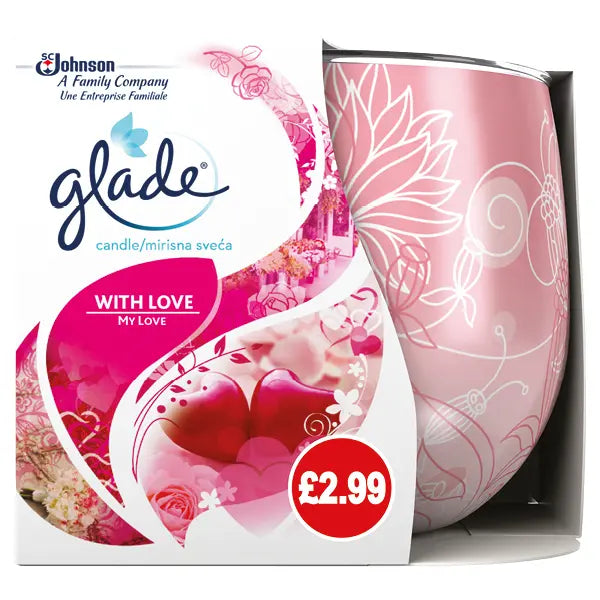 Glade Candle With Love 108g