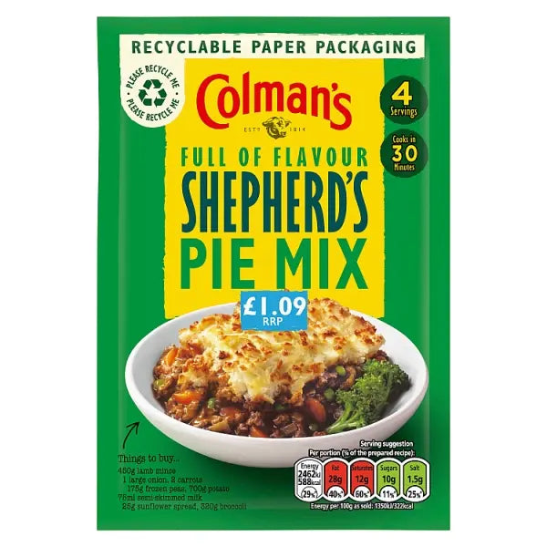 Colmans Casserole Mix Shepherds Pie 50g