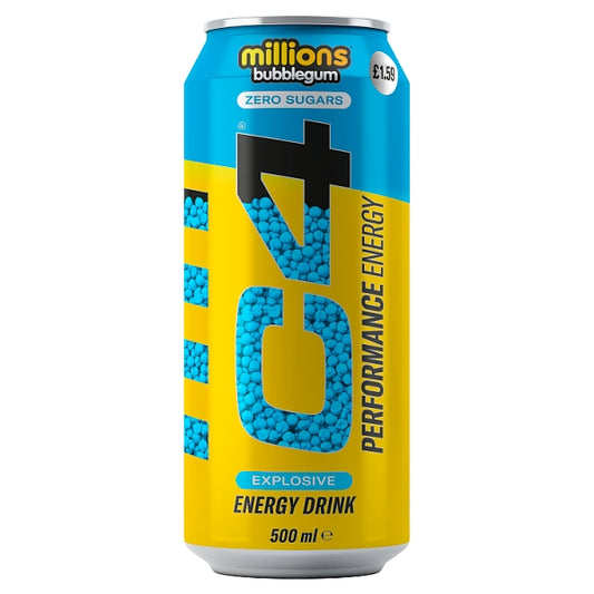 C4 Energy Bubblegum Millions 500ml