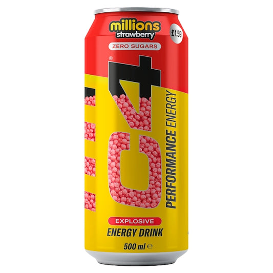 C4 Energy Strawberry Millions 500ml