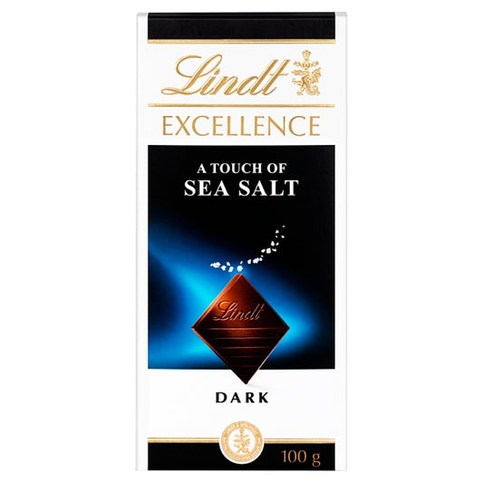 Lindt Excellence Dark Sea Salt Block 100g