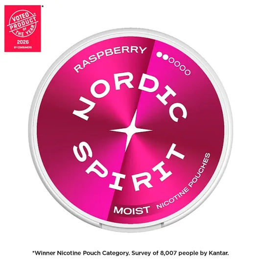 Nordic Spirit Raspberry Regular Nicotine Pouches 6mg