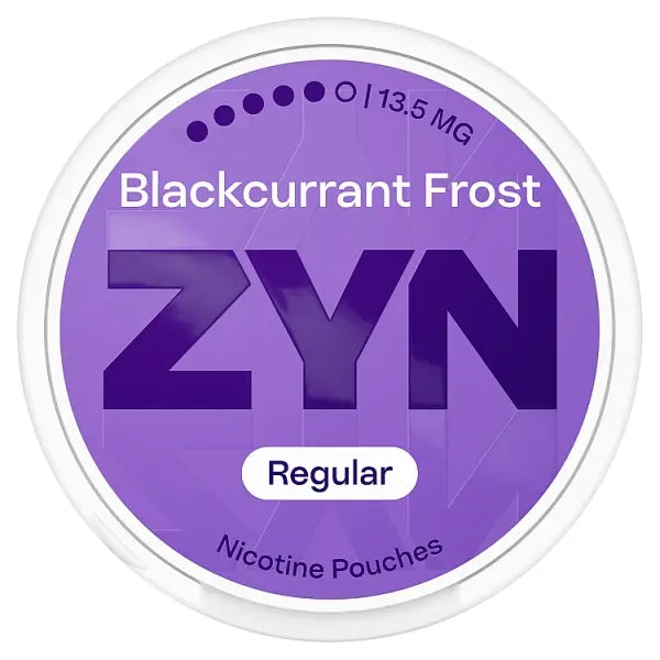 ZYN Regular Blackcurrant Frost Nicotine Pouches 13.5mg