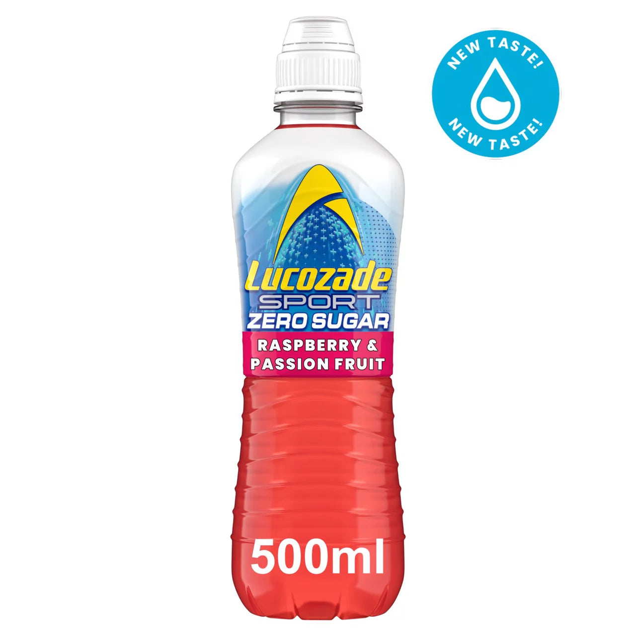 Lucozade Sport Drink Zero Sugar Raspberry & Passion Fruit 500ml