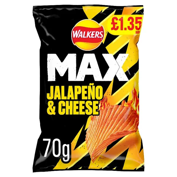 Walkers Max Jalapeno & Cheese 70g