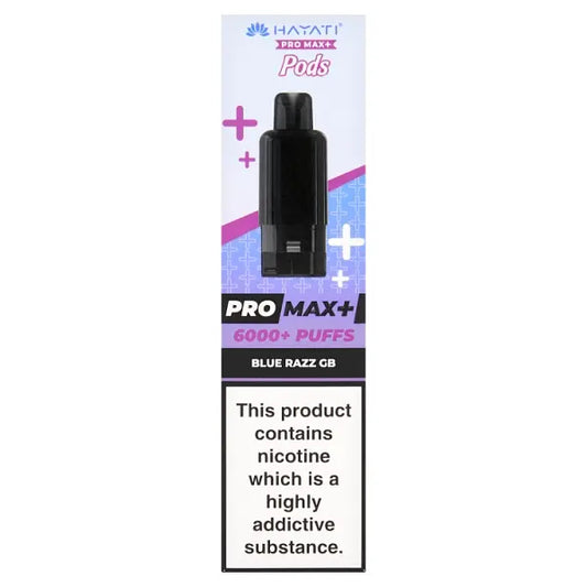 Hayati Pro Max+ Pod Blue Razz Gb 6k (Refill)