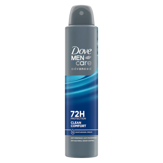 Dove Men+Care Advanced Clean Comfort Antiperspirant Deodorant Spray 200ml