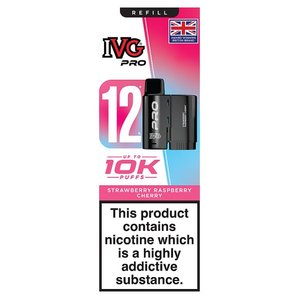 IVG Pro Strawberry Raspberry Cherry Refill 12ml