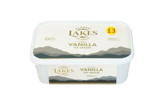 Lakes Vanilla Ice Cream 1L