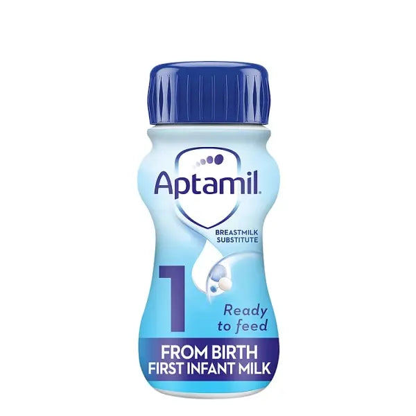 Aptamil 1 First Baby Milk Formula Liquid Ready to Feed from Birth 200ml