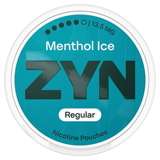 ZYN Regular Menthol Ice Nicotine Pouches 13.5mg