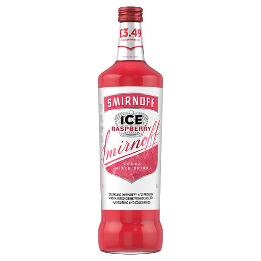 Smirnoff Ice Raspberry 4% vol Ready To Drink Premix 70cl