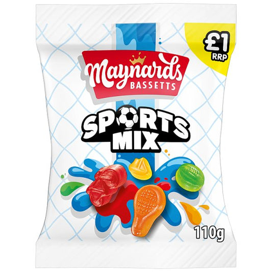 Maynards Bassetts Sports Mix Sweets Bag 130g