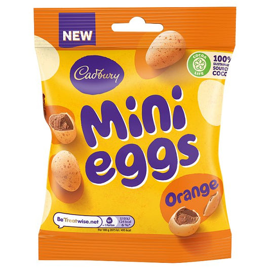 Cadbury Mini Eggs Orange Bag 80g