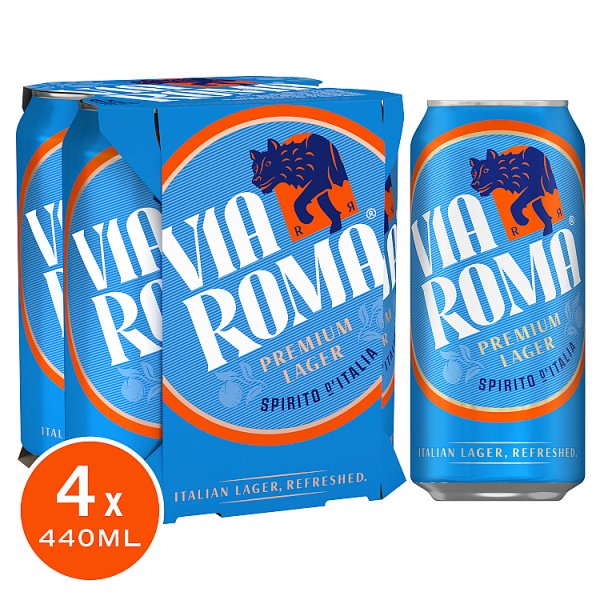 Via Roma Premium Lager 4x440ml