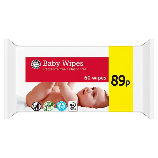 Euro Shopper 60 Baby Wipes