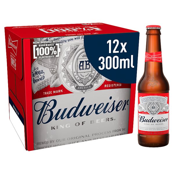 Budweiser Lager 12x300ml