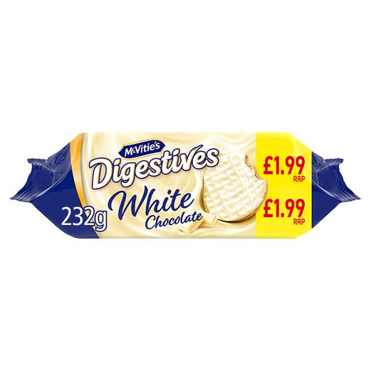 McVitie's White Chocolate Digestive Biscuits 232g