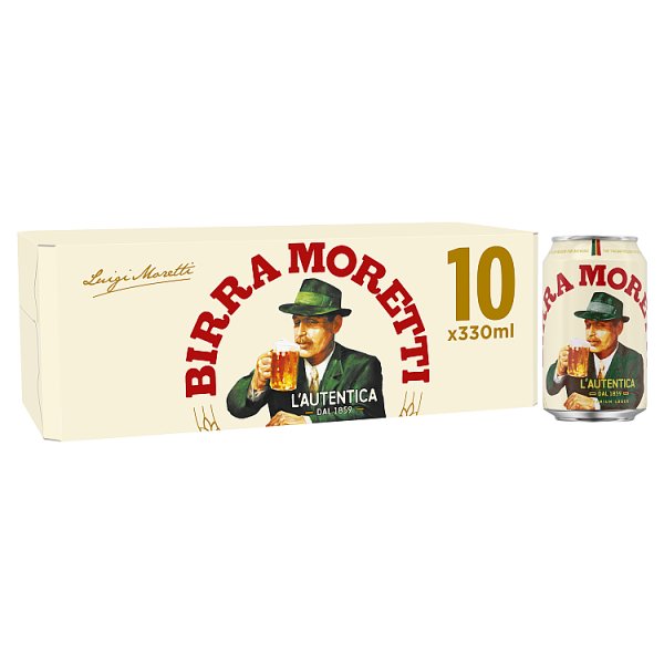 Birra Moretti Premium Lager 10x330ml
