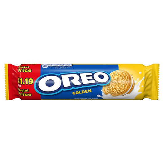 Oreo Golden Sandwich Biscuits 154g