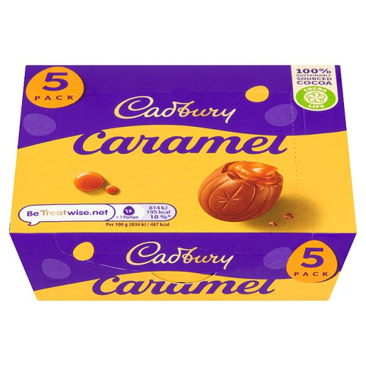 Cadbury Caramel Chocolate Egg 5 Pack 200g