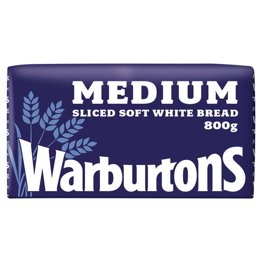 Warburtons Medium Soft White 800g