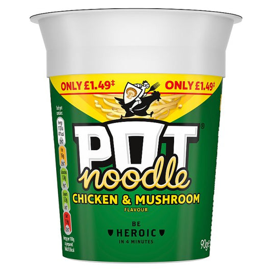 Pot Noodle Standard Pot Chicken & Mushroom 90g