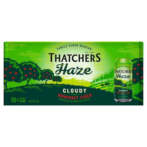 Thatchers Haze Cider 10x440ml