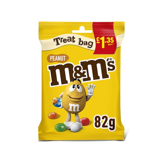 M&M's Crunchy Peanut & Milk Chocolate Bites Treat Bag 82g