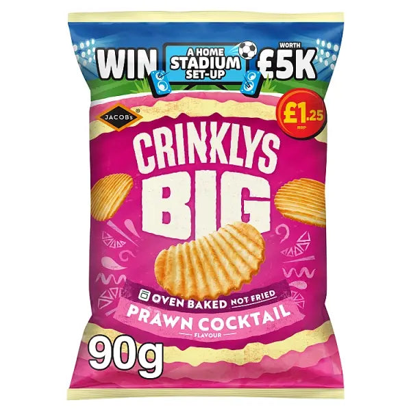 Jacob's Crinklys Prawn Cocktail 90g