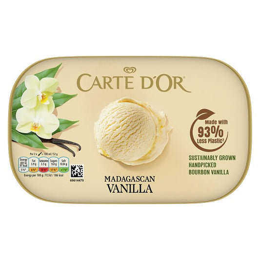 Carte D'or Ice Cream Dessert Madagascan Vanilla 900ml