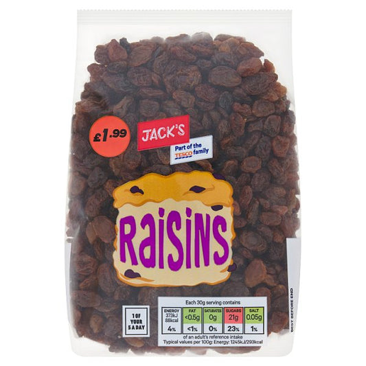 Jack's Raisins 375g