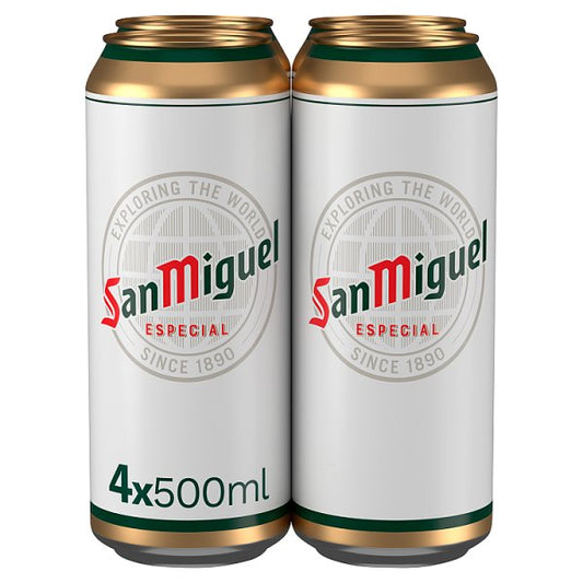 San Miguel Premium Lager 4x500ml