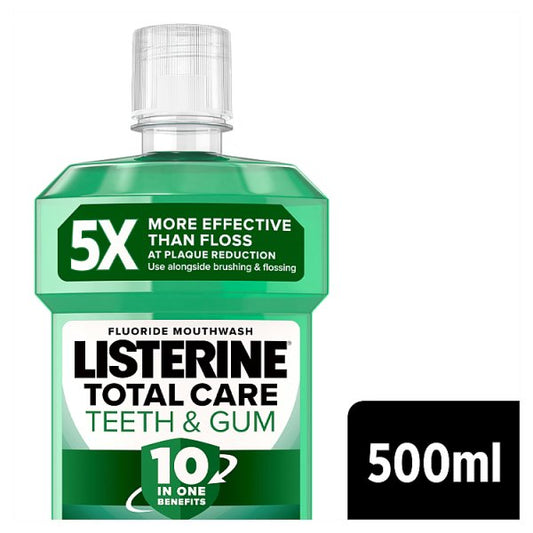 Listerine Total Care Teeth and Gum Fresh Mint Mouthwash 500ml