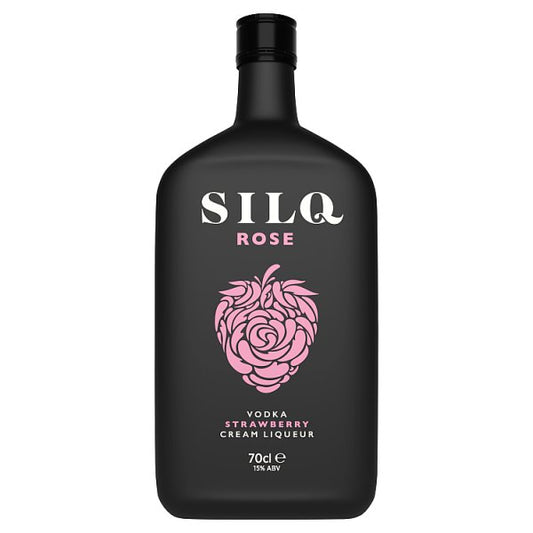 Silq Rose Strawberry Vodka Cream Liqueur 70cl