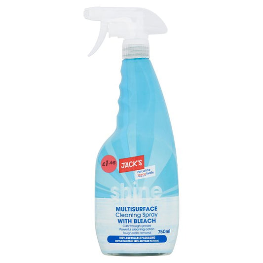 Jack's Shine Multisurface Cleaning Spray with Bleach 750ml