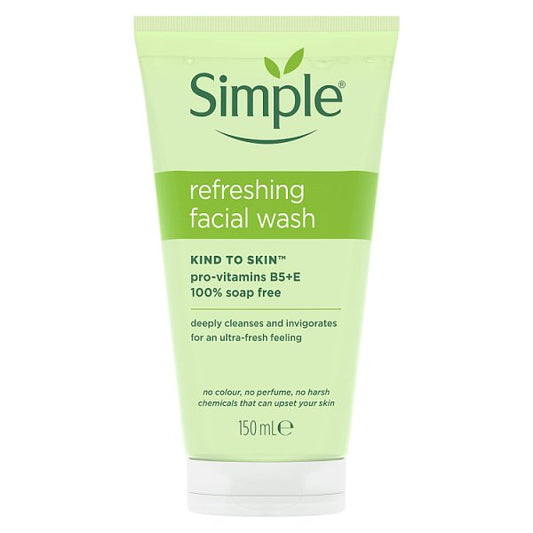 Simple Kind to Skin Facial Wash Refreshing 150ml