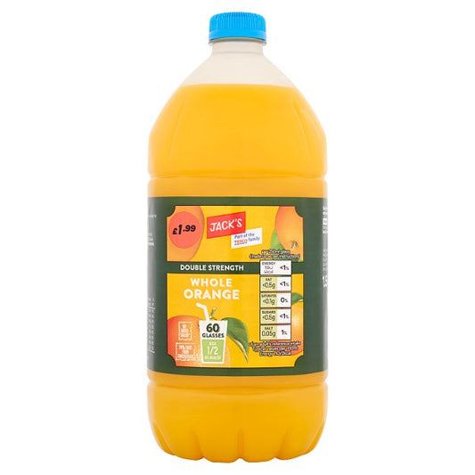 Jack's Double Strength Whole Orange 1.5L