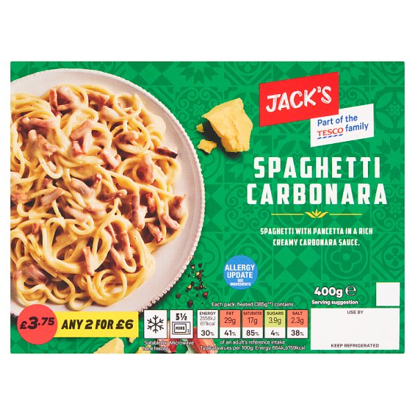 Jack's Spaghetti Carbonara 400g