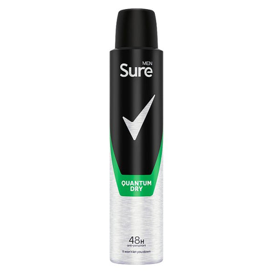 Sure Men Anti-Perspirant Aerosol Quantum Dry 200ml