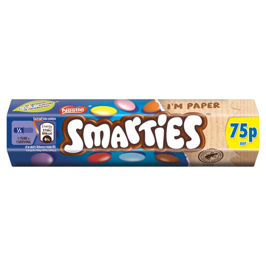 Smarties Milk Chocolate Tube 38g