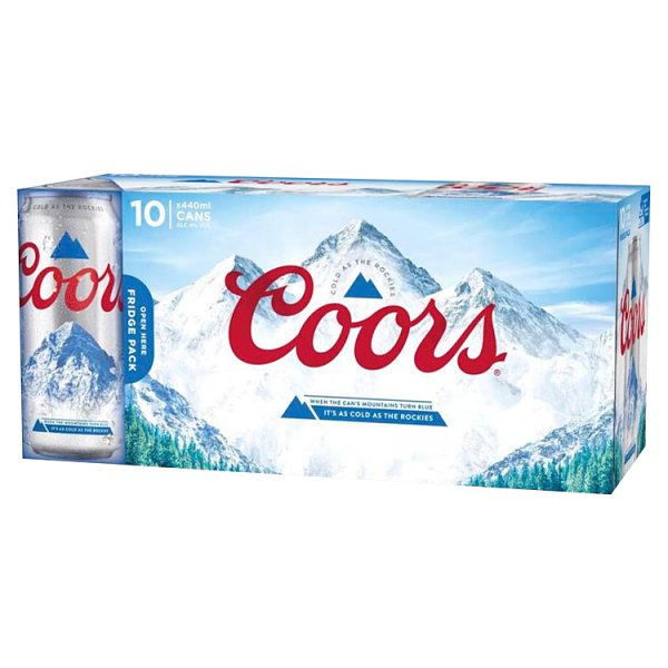 Coors Lager 10x440ml