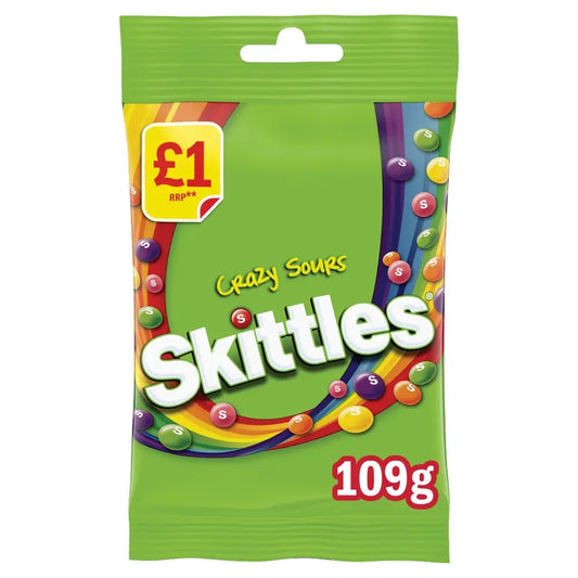 Skittles Crazy Sour 109g